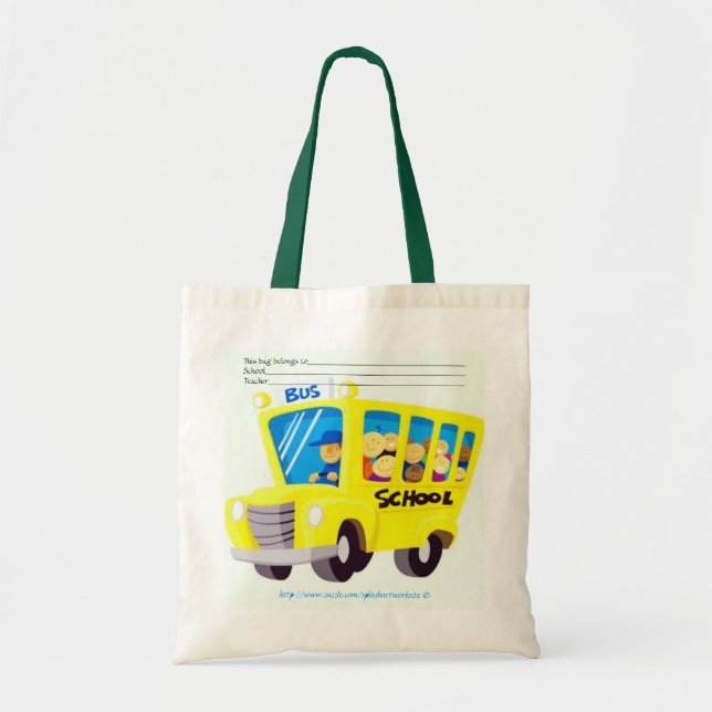 "This is MY school bag!" Tote Bag (Front)