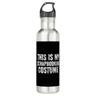 This Is My scrapbooking Costume Halloween T-Shirt 710 Ml Water Bottle