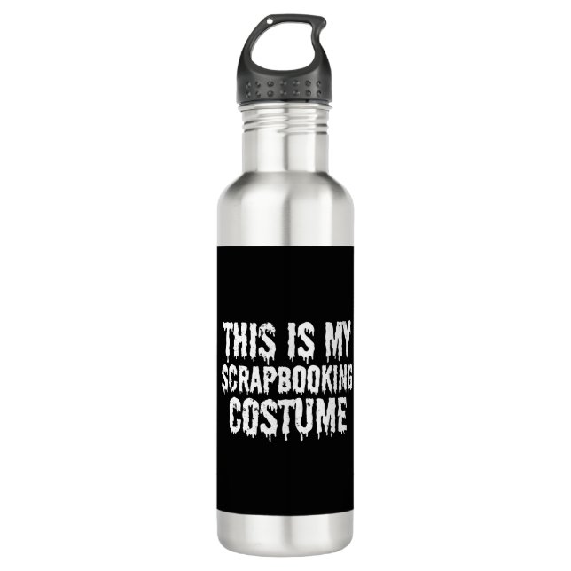 This Is My scrapbooking Costume Halloween T-Shirt 710 Ml Water Bottle (Front)