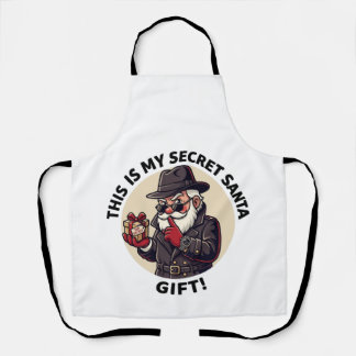 This Is My Secret Santa Gift – Funny Christmas Spy Apron