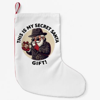 This Is My Secret Santa Gift – Funny Christmas Spy Small Christmas Stocking
