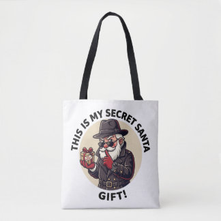 This Is My Secret Santa Gift – Funny Christmas Spy Tote Bag