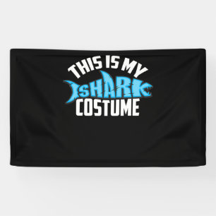 This Is My Shark Costume Sea Creature Banner