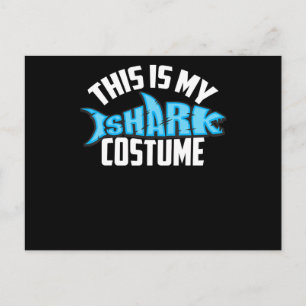 This Is My Shark Costume Sea Creature Postcard