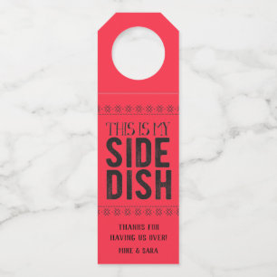This Is My Side Dish Bottle Tag