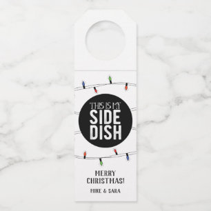 This Is My Side Dish Christmas Bottle Tag
