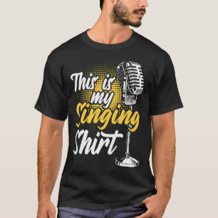 This Is My Singing Microphone Speaker Karaoke T-Shirt
