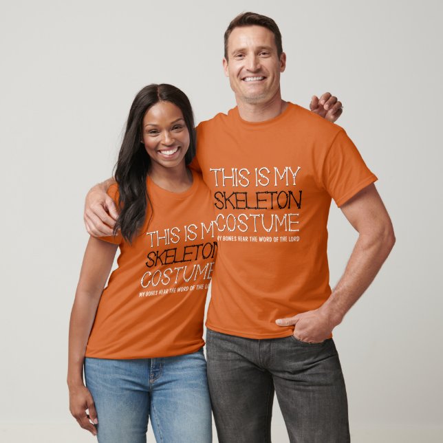 THIS IS MY SKELETON COSTUME Fun Halloween T-Shirt (Unisex)