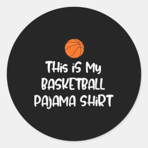 This Is My Sketll Pajama Shirt Classic Round Sticker