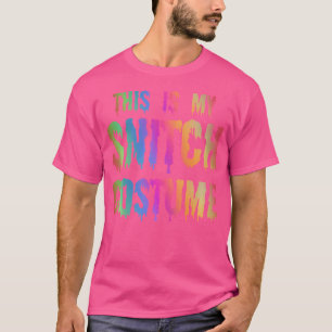 This Is My Snitch Funny Halloween Costume Hip Hop T-Shirt