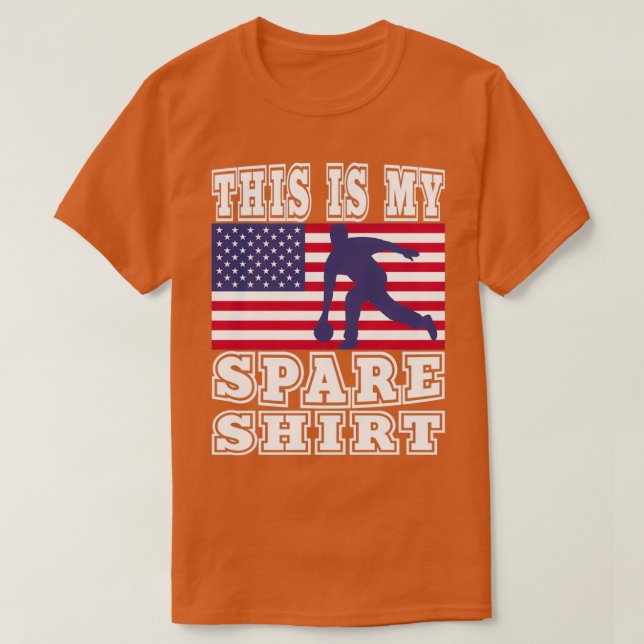 This Is My Spare 10 Pin Bowling Gutter or Strike B T-Shirt (Design Front)