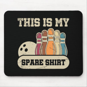 This Is My Spare  Bowling Alley Gutter Pins Bowlin Mouse Mat
