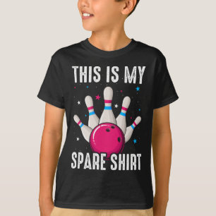 This Is My Spare Funny Bowling For Women Girls T-Shirt