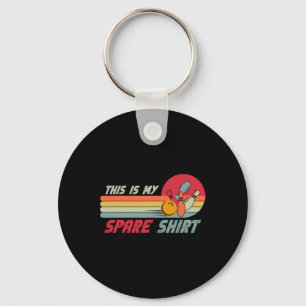 This Is My Spare Shirt Funny Bowling Key Ring