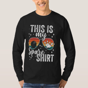 This Is My Spare Shirt Retro Vintage Bowling Men W