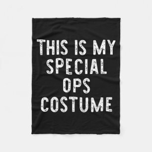This is My Special Ops Costume Halloween Easy Kids Fleece Blanket