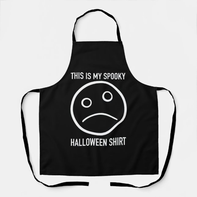 This Is My Spooky Halloween Shirt - Halloween Apron (Front)