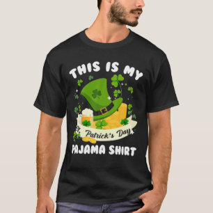This Is My St. Patrick's Day Pajama Funny T-Shirt