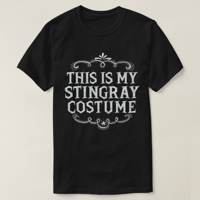 This Is My Stingray Costume Funny Lazy Halloween T-Shirt (Design Front)