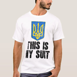 This Is My Suit Support Ukraine Trident Ukrainian T-Shirt