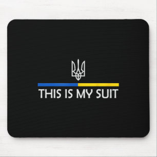 This Is My Suit Support Zelensky Ukrainian Support Mouse Mat
