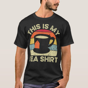 This Is My Tea Funny Tea Drinker Retro Vintage T-Shirt