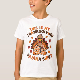 This Is My Thanksgiving Pajama Shirt Turkey Day