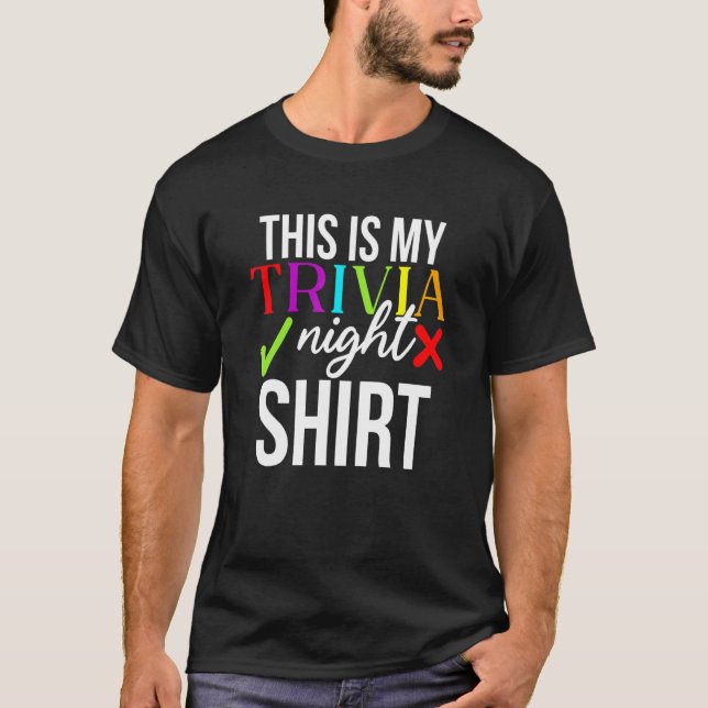 This Is My Trivia Night T-Shirt (Front)