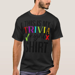 This Is My Trivia Night  T-Shirt