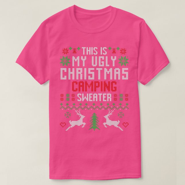 This Is My Ugly Christmas Camping Sweater (Design Front)