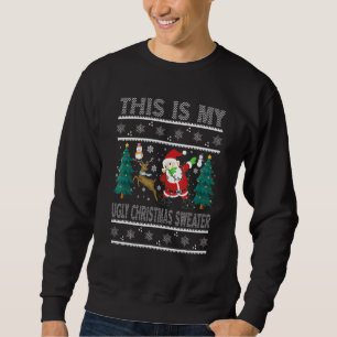 This Is My Ugly Sweater Snowman Tree Reindeer Dabb