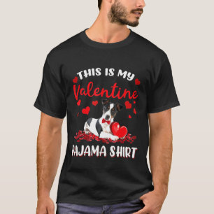 This Is My Valentine Pajama Jack Russell Dog Men T-Shirt