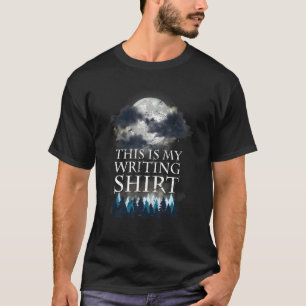 This Is My Writing Author Writer Teacher Journal T-Shirt