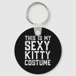 This Is My Y Kitty Costume Fun Easy Halloween Cat  Key Ring