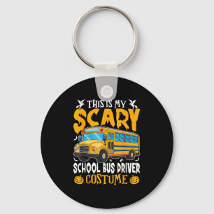 This Is My Y School Bus Driver Funny Costume Hallo Key Ring