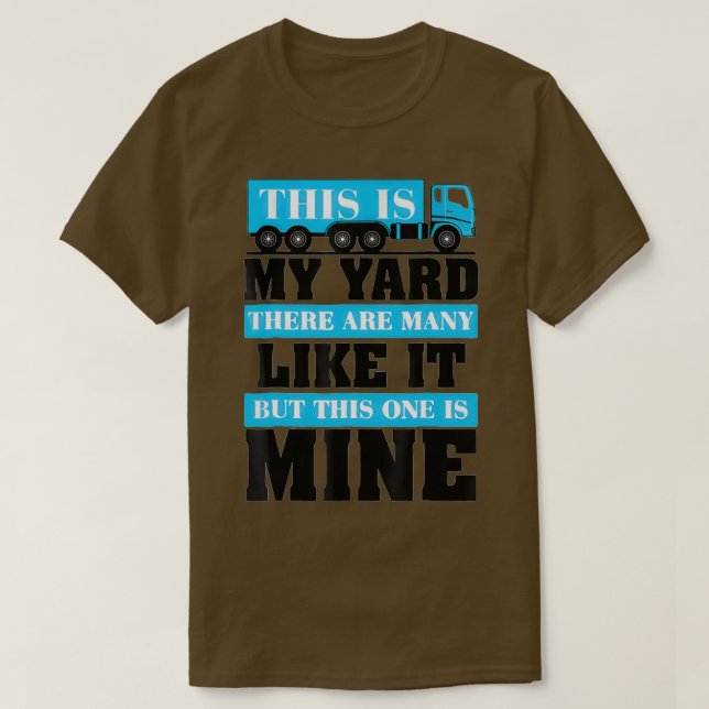 This is My Yard T-Shirt (Design Front)