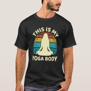 This Is My Yoga Body Guru Sport Workout USA For Me T-Shirt