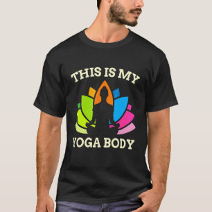 This Is My Yoga Body Guru Sport Workout USA For Me T-Shirt