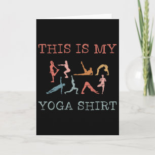 This Is My Yoga Design Yoga Poses Vinyasa Flow Card