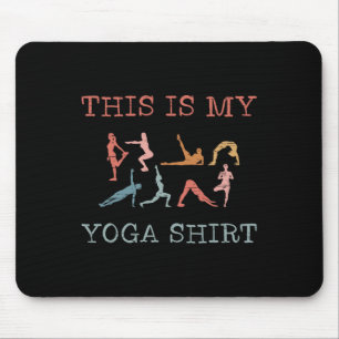 This Is My Yoga Design Yoga Poses Vinyasa Flow  Mouse Mat