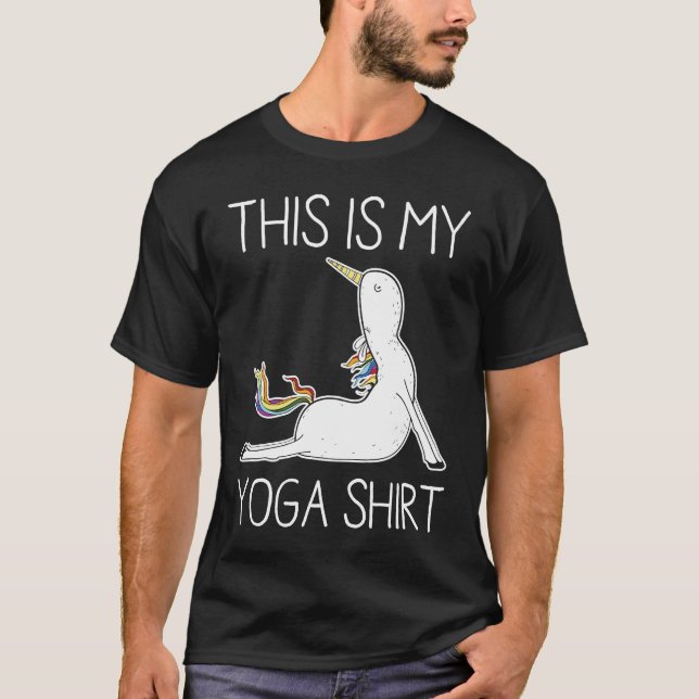 This Is My Yoga  Unicorn T-Shirt (Front)