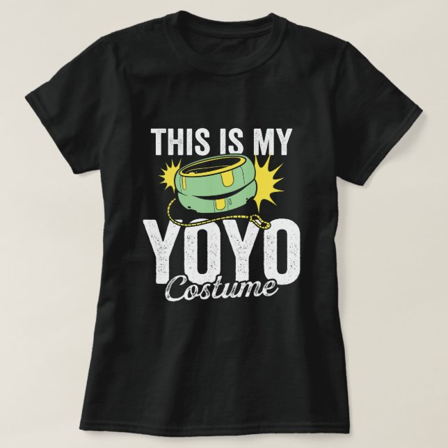 This Is My Yoyo Costume Yoyo Design Boys Girls Yoy T-Shirt (Design Front)
