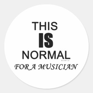 This Is Normal Classic Round Sticker
