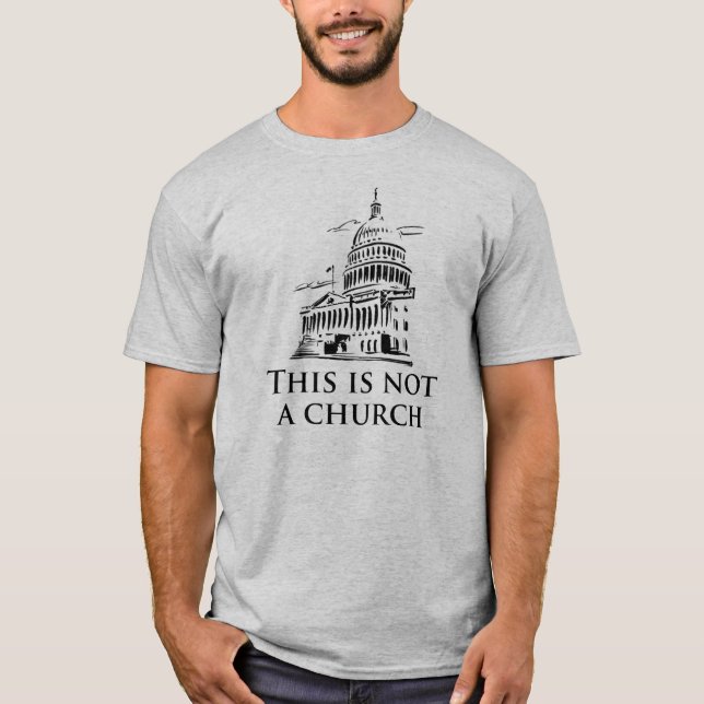 this is not a church T-Shirt (Front)