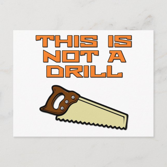 This is not a Drill Postcard (Front)