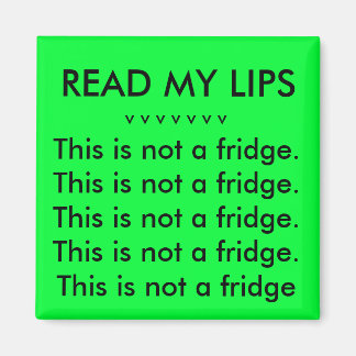 This is not a fridge... magnet