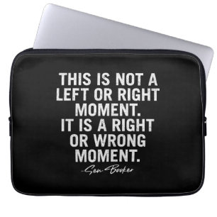 This Is Not A Left Or Right Moment Cory Booker Laptop Sleeve