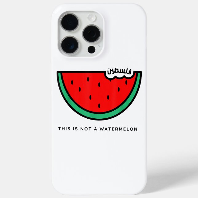 'This Is Not a Watermelon' Palestine Collection Case-Mate iPhone Case (Back)