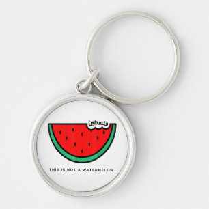 'This Is Not a Watermelon' Palestine Collection Key Ring