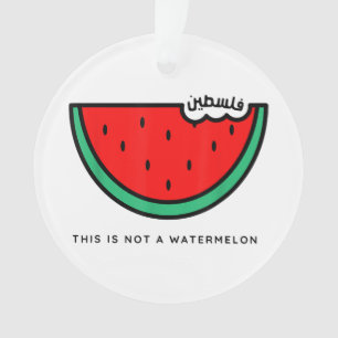'This Is Not a Watermelon' Palestine Collection Ornament
